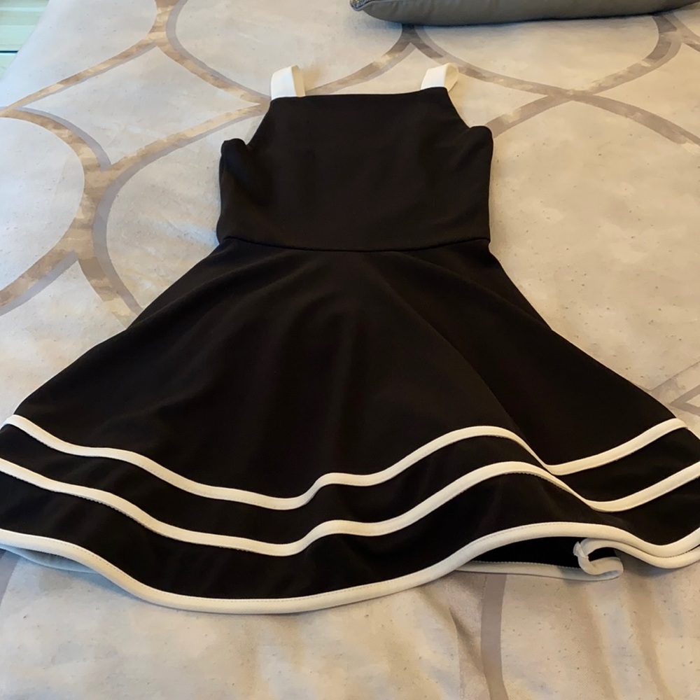 Black and white dress